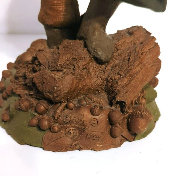 Tom Clark Gnomes Thistle Item 1029 #67 1984 Cairn Studios Wood Spirit Figurine - Picture 5 of 5